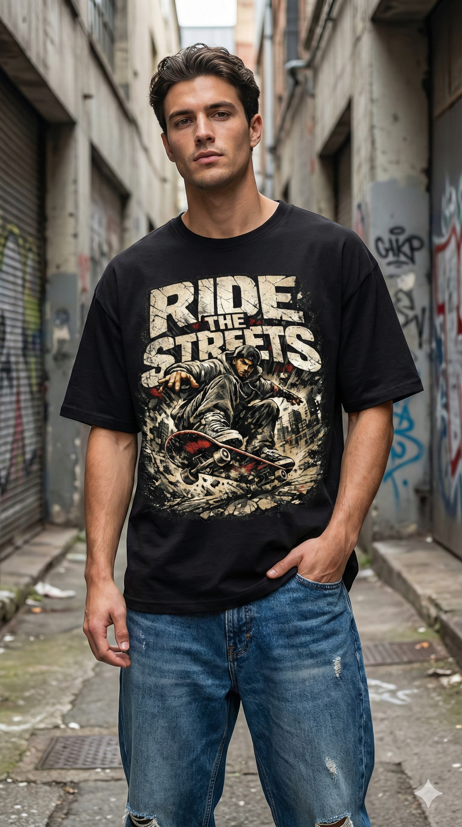 Ride The Streets Oversized T-shirt