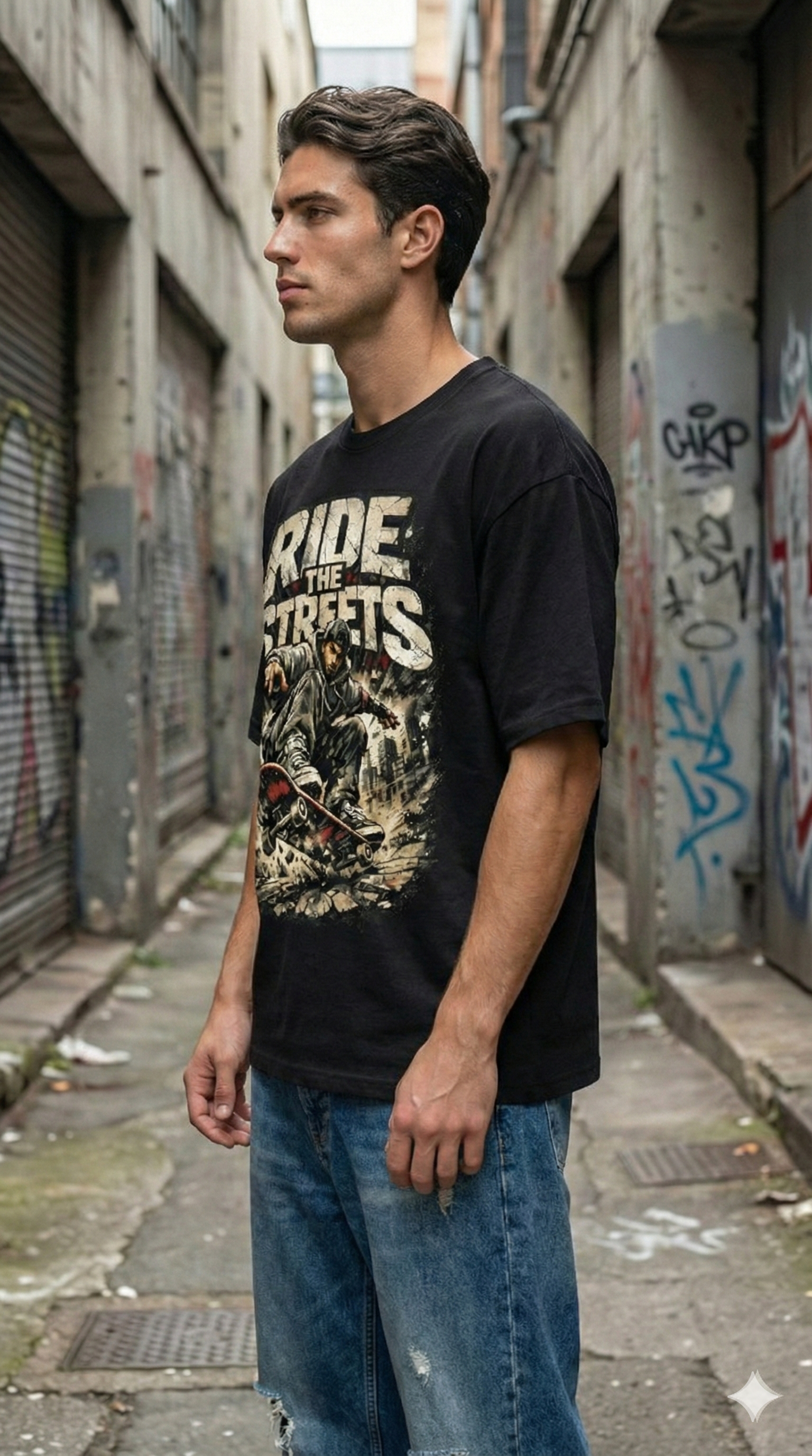 Ride The Streets Oversized T-shirt