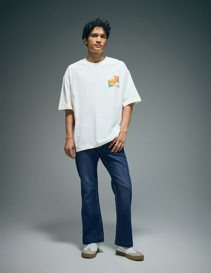 dark blue jeans