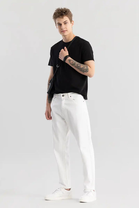 White Baggy Fit Jeans