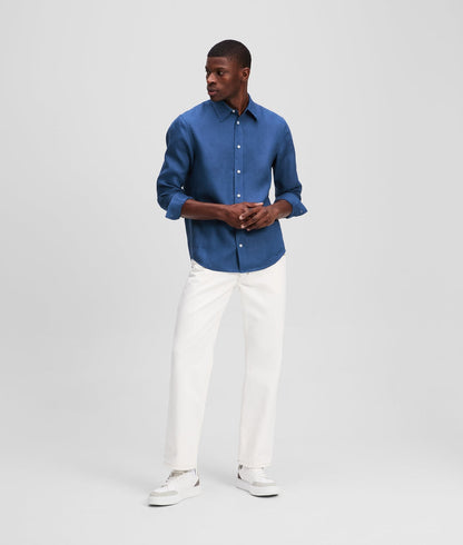 Classic Button-Down Blu Shirt