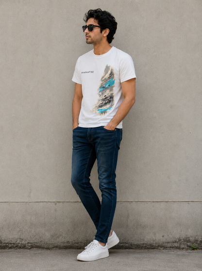 Ocean Stroke Regular Fit T-Shirt