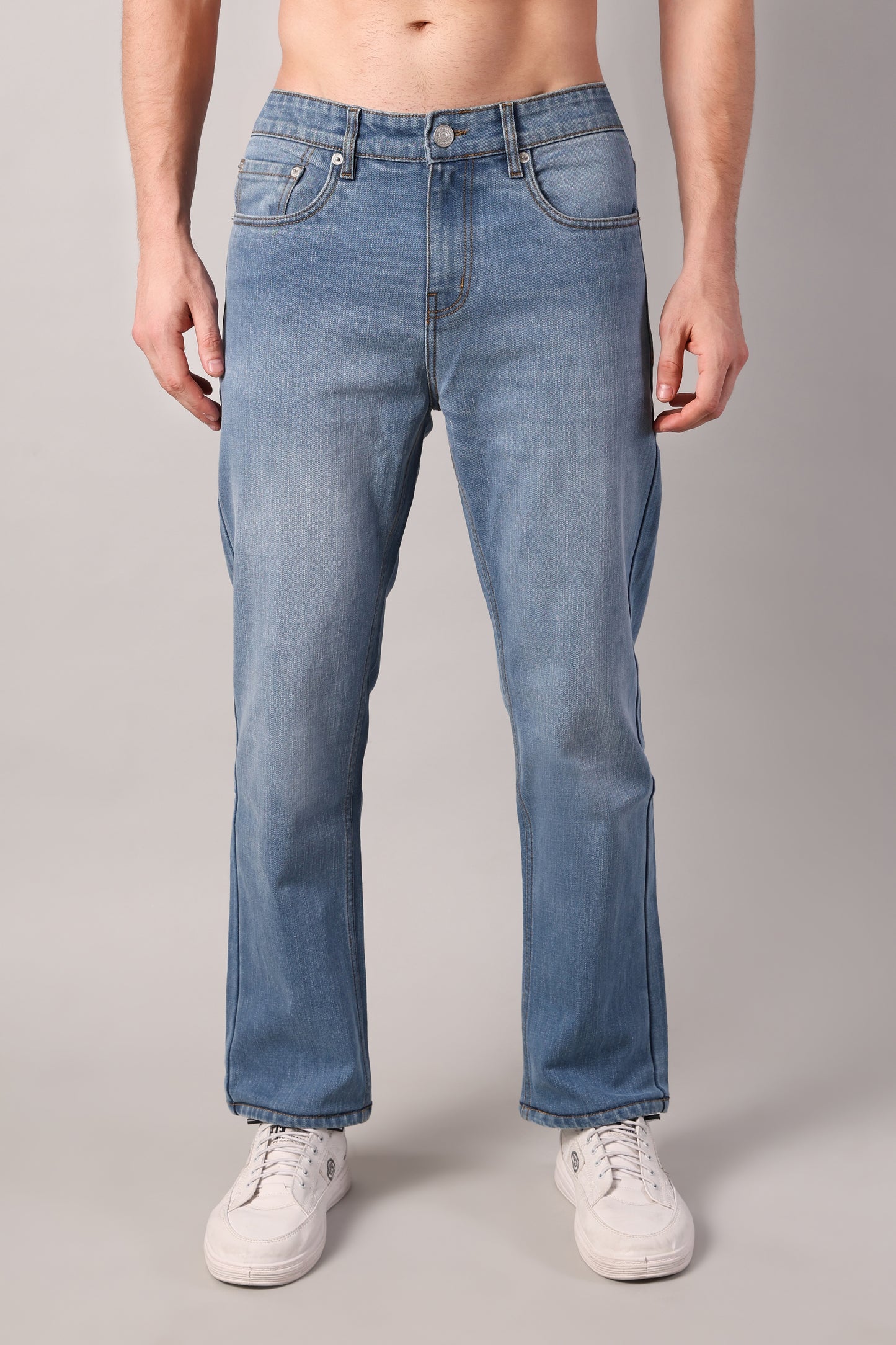 Soft Core Blue Regular Fit Jeans