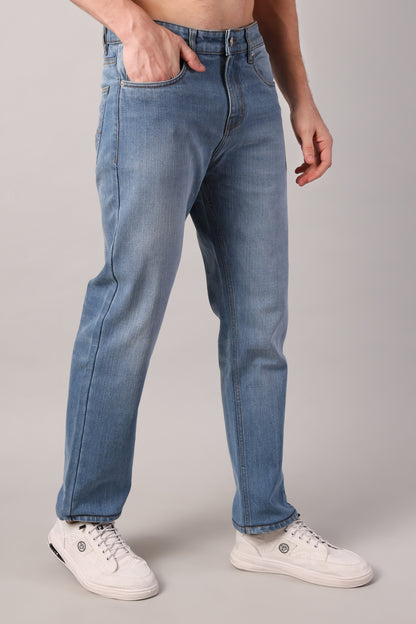 Soft Core Blue Regular Fit Jeans