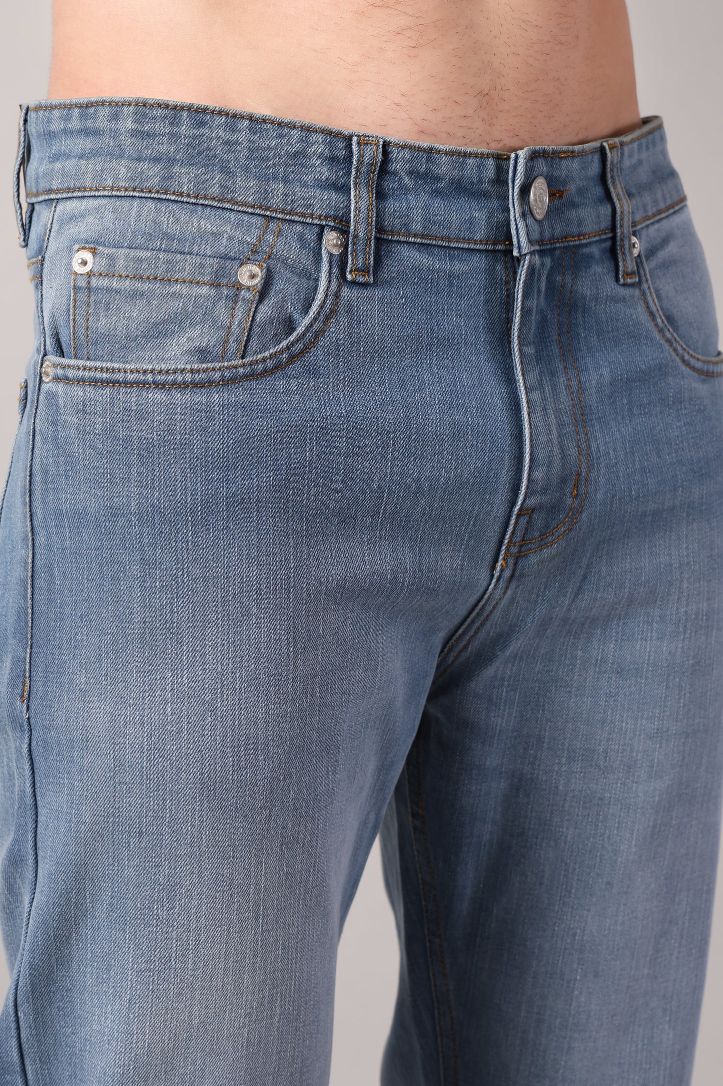 Soft Core Blue Regular Fit Jeans