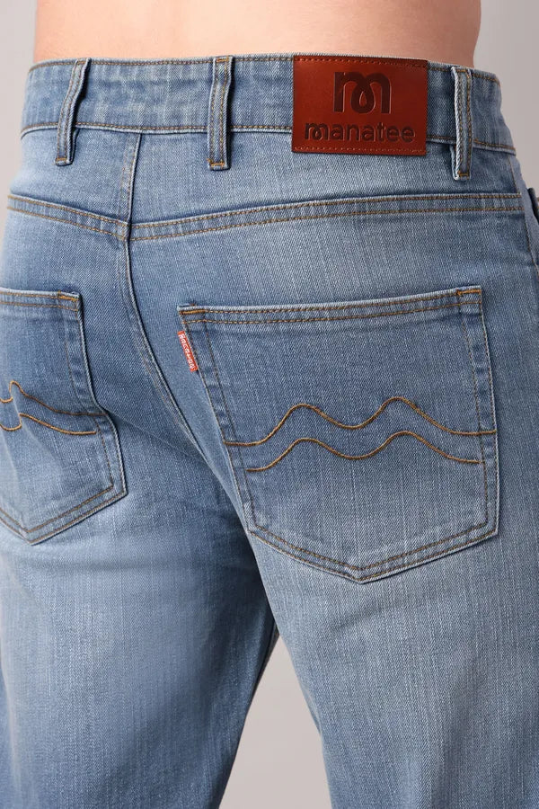 Soft Core Blue Regular Fit Jeans