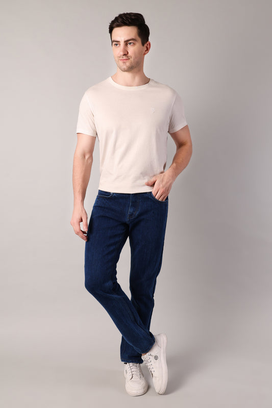 Dark Indigo Blue Slim Fit Jeans