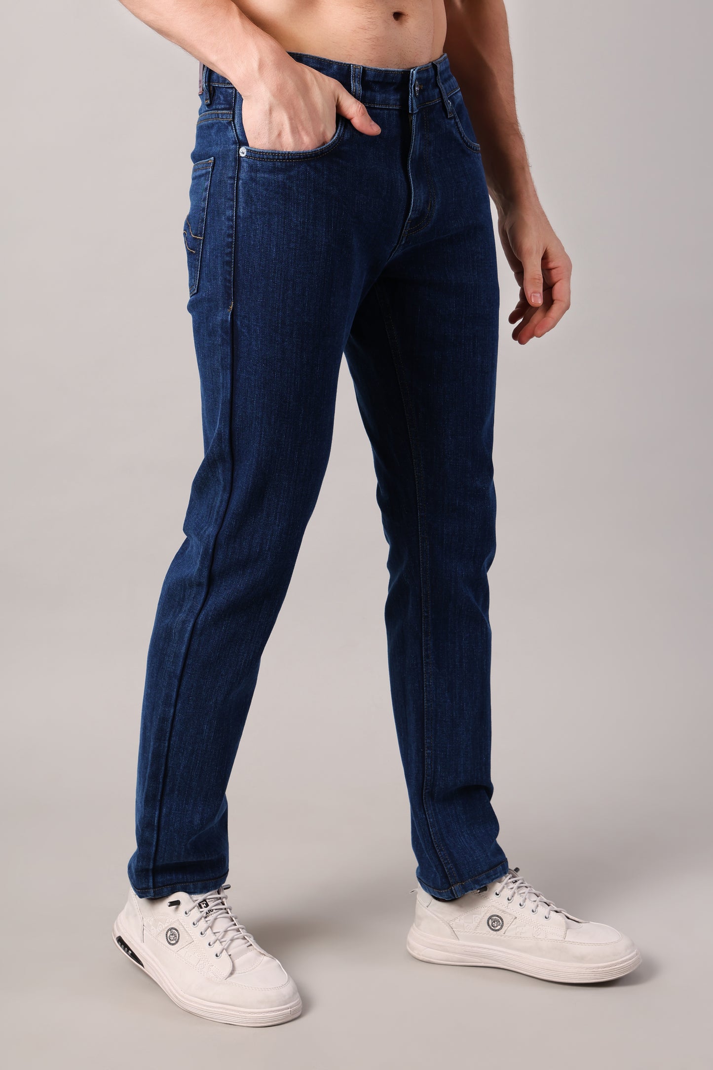 Dark Indigo Blue Slim Fit Jeans