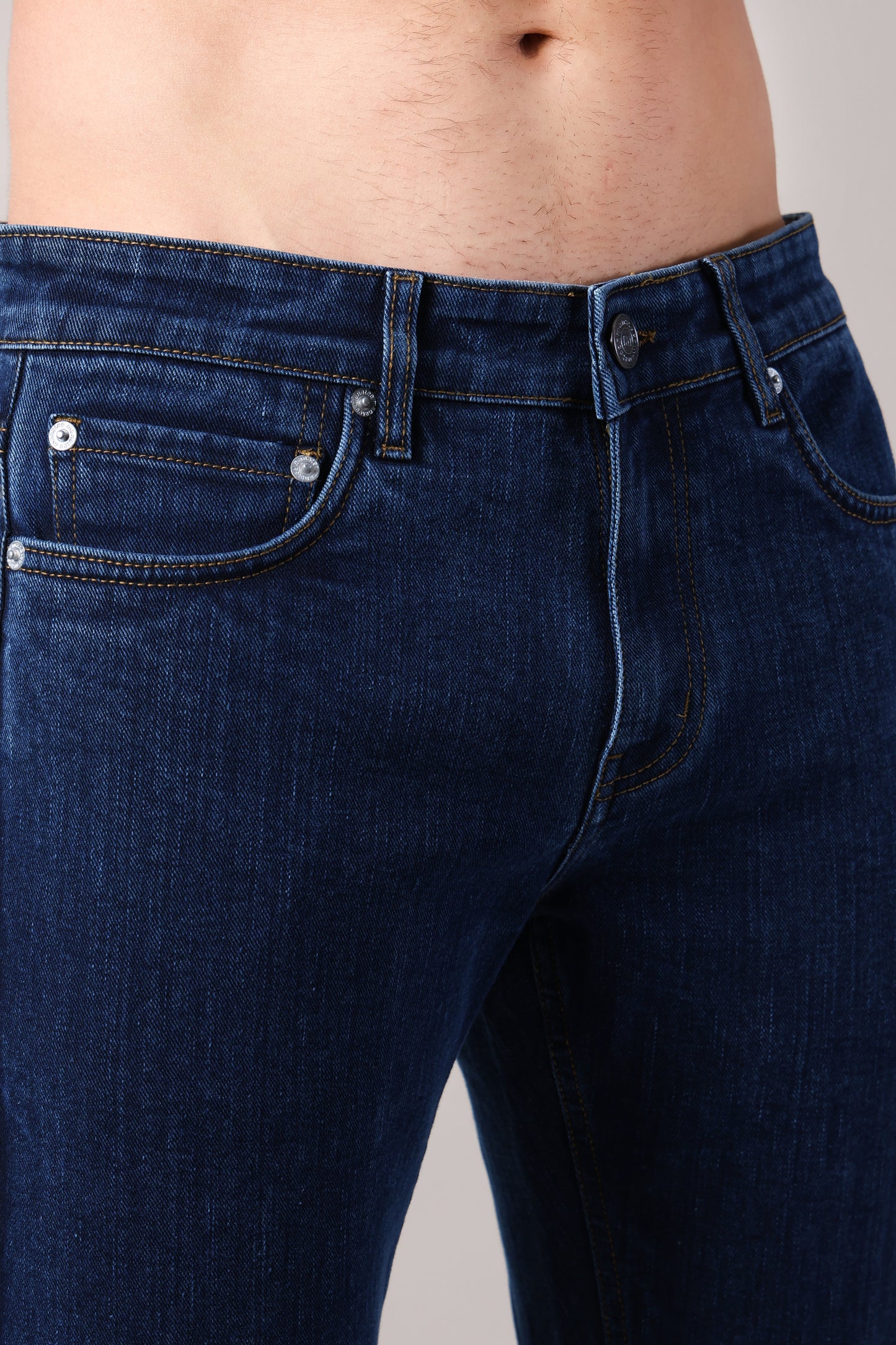 Dark Indigo Blue Slim Fit Jeans