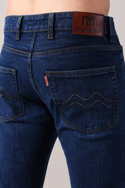 Dark Indigo Blue Slim Fit Jeans